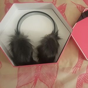 Authentic faux fur earmuff! Juicy Couture